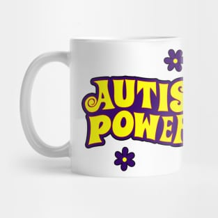 Autism Powers tee, Funny shirt, Autism Powers, Autism shirt, Groovy shirt, gift shirt, joke Tee Mug